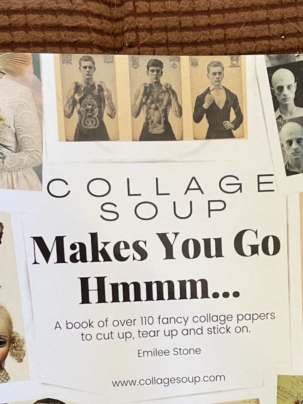 Collage Soup - A book of 110+ fanciful collage papers to inspire your creativity - Picture 2 of 15